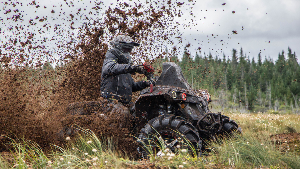 off-road driving with goggles