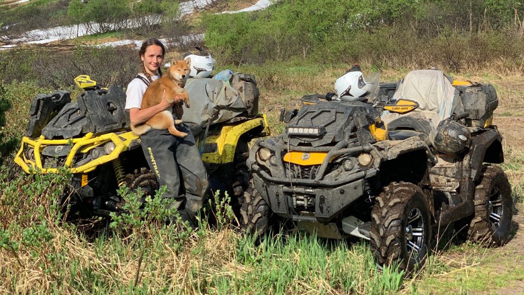 atv travel with dog