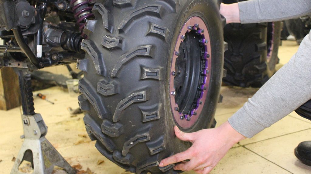 check bolts in wheel atv 