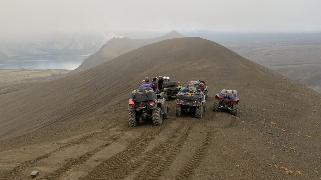 atv travel in mountains