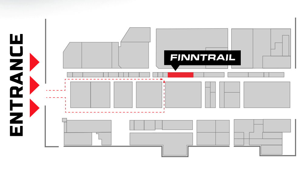 location the official FINNTRAIL exhibition booth