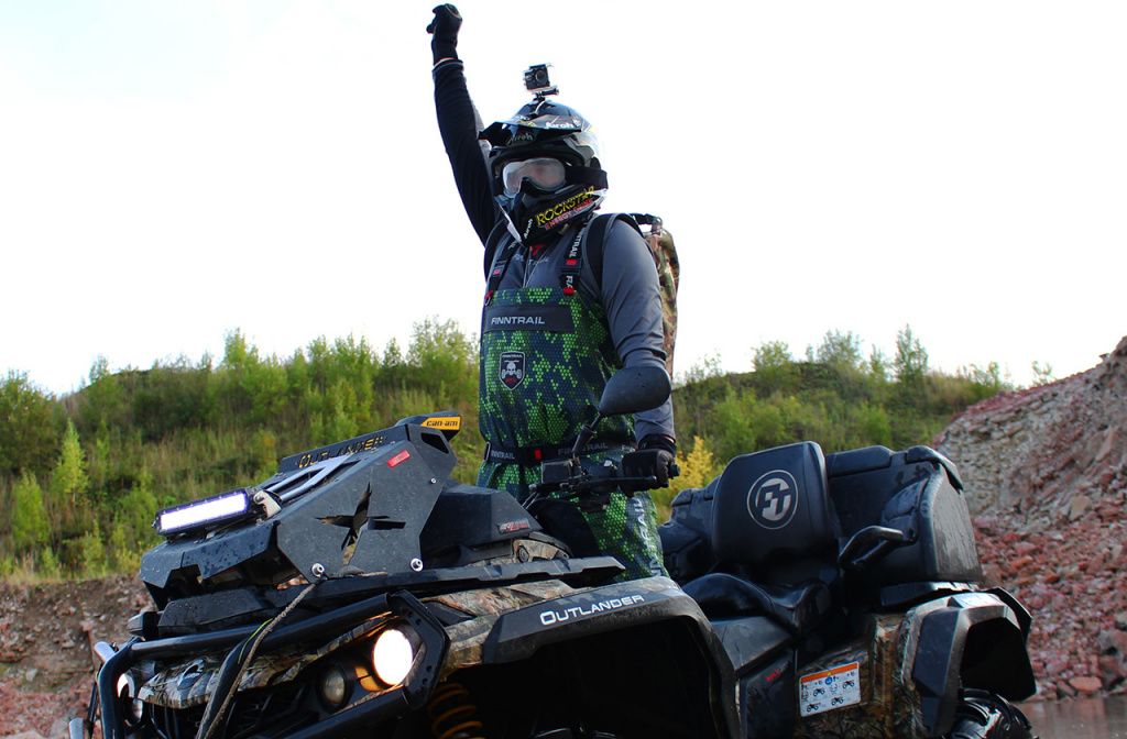 man on atv 
