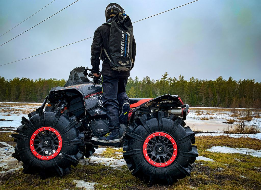 atv rider waterproof backpack