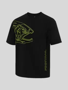 T-SHIRT BIG FISH BlackYellow