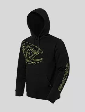 HOODIE BIG FISH BlackYellow